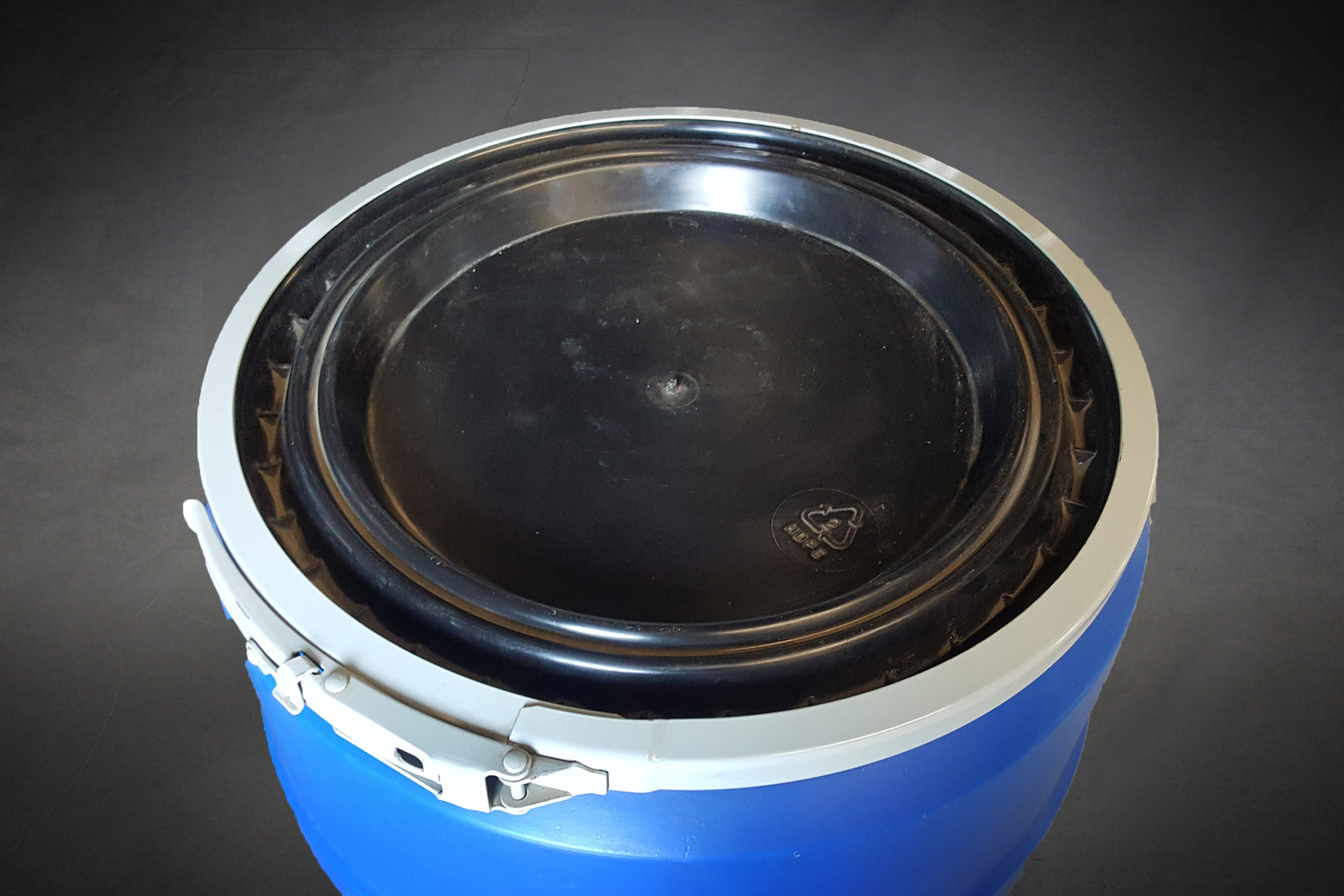 30 Gallon Open Top Blue Poly HDPE Drum New B. Stephen